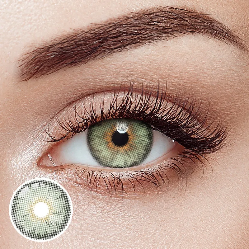 Siri Green Prescription Yearly Contact Lenses