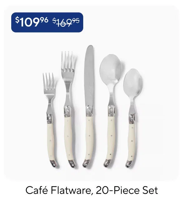 Café Flatware, 20-Piece Set