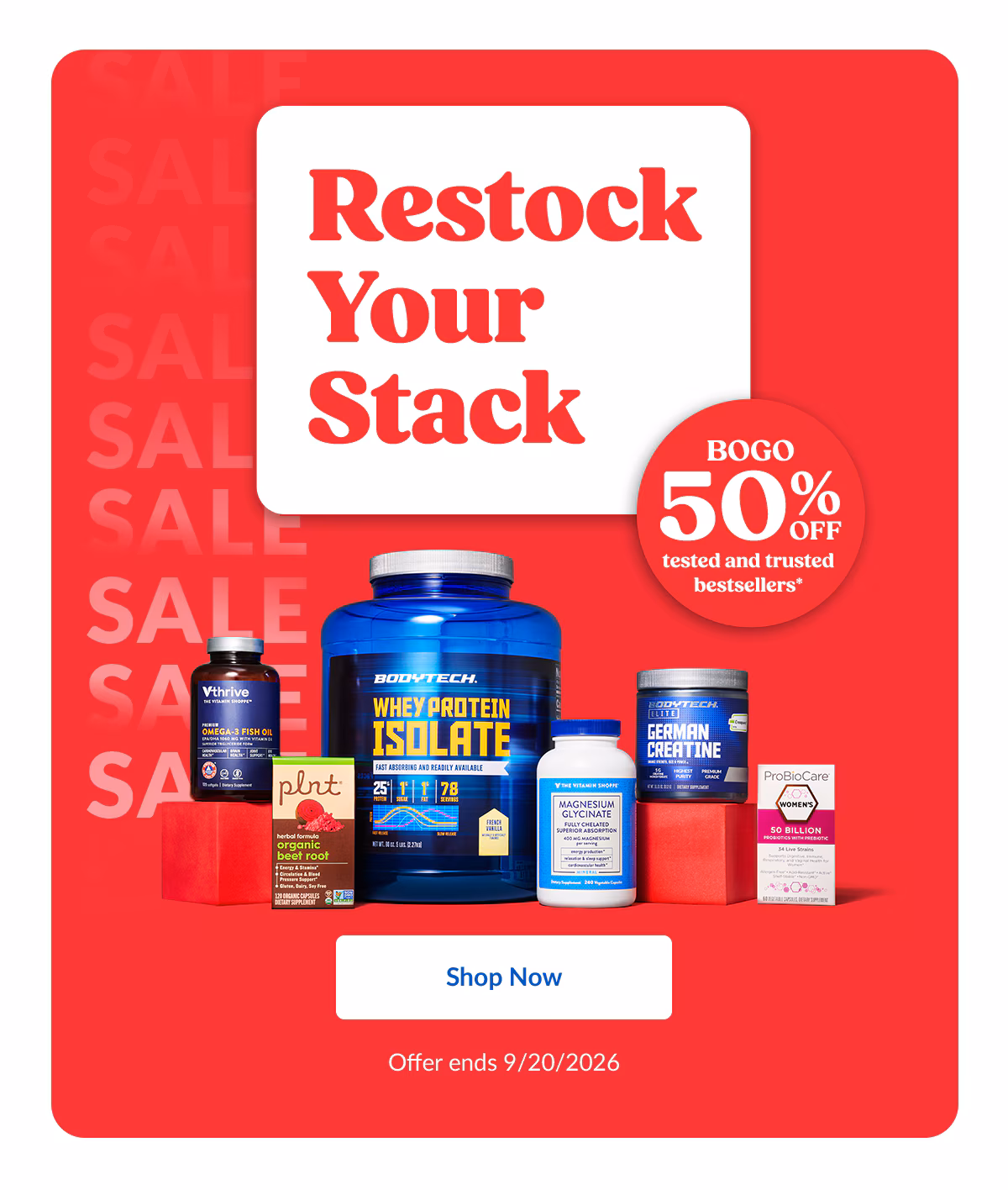 Restock Your Stack. Shop Now