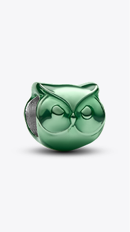 Green Owl Mini Charm