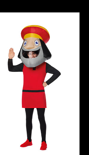 Adult Lord Farquaad Mascot Head Costume - Shrek