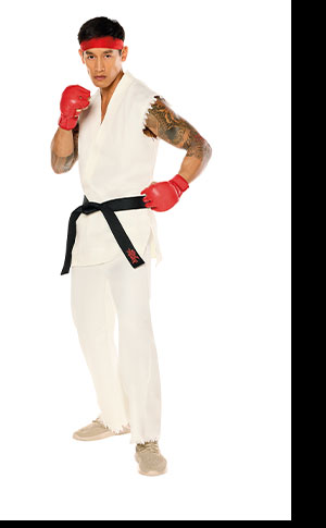 Adult Ryu Costume - Street Fighter