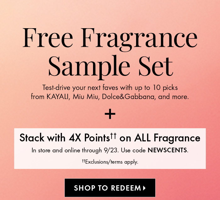 Free Fragrance Sample Set