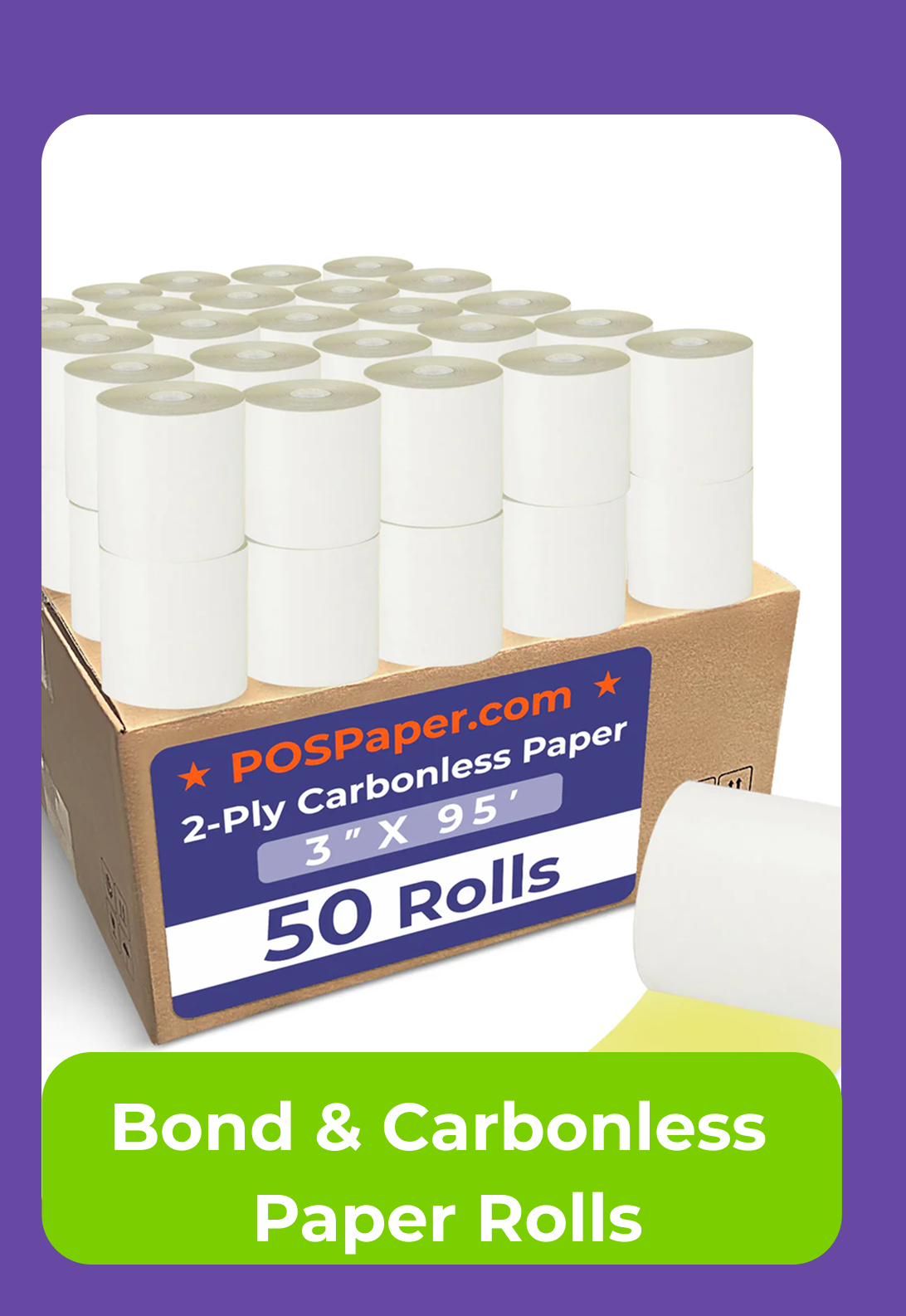 Bond & Carbonless Paper Rolls