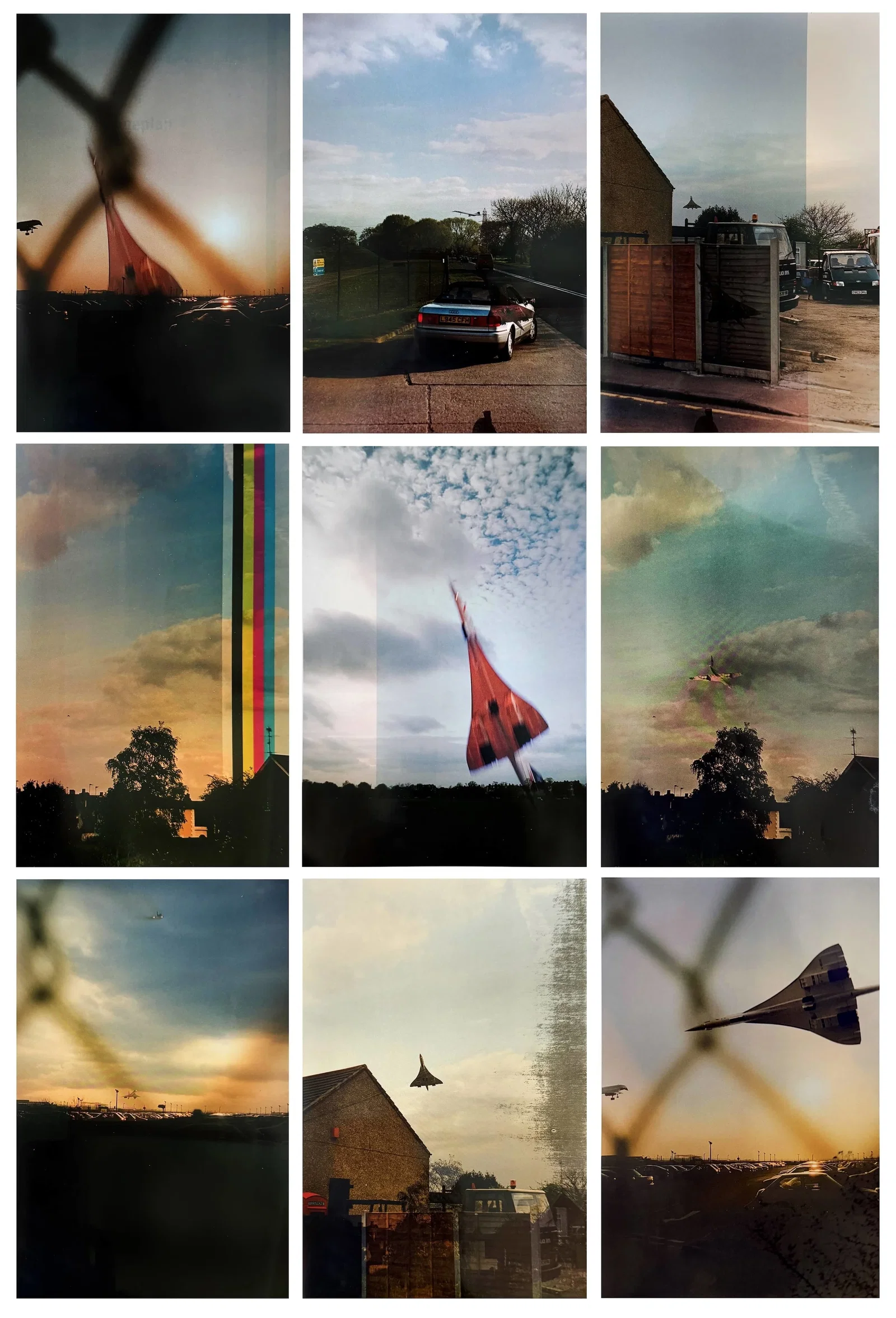 Wolfgang Tillmans, Nos. 96, 123, 60, 53, 14, 48, 84, 24, and 107 (from Double Concorde Uniques), 2017
