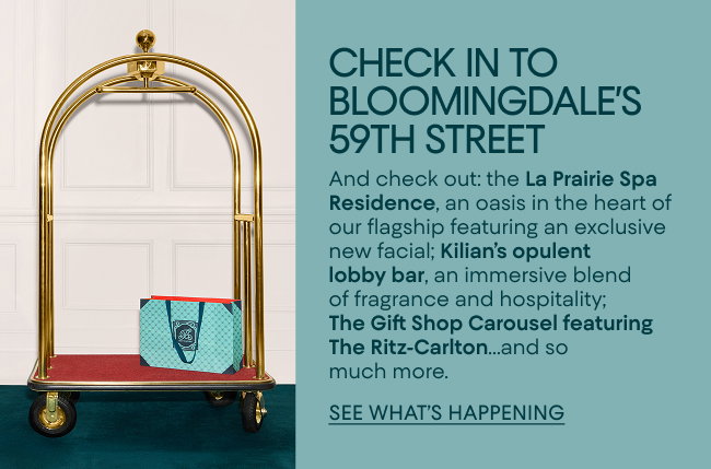 Check in to Bloomingdale's 59th Street