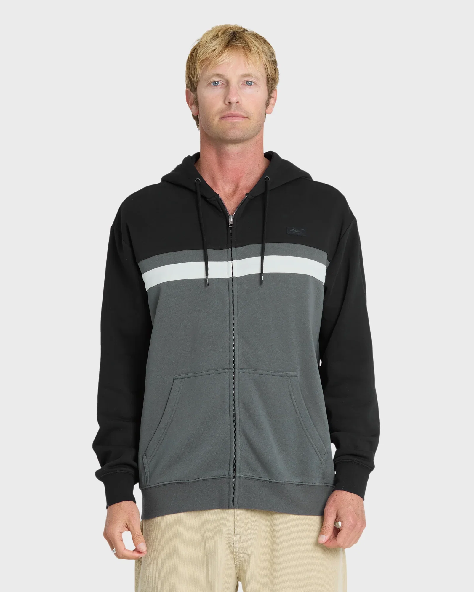 Image of Surf Zip-Up Hoodie - Anthracite