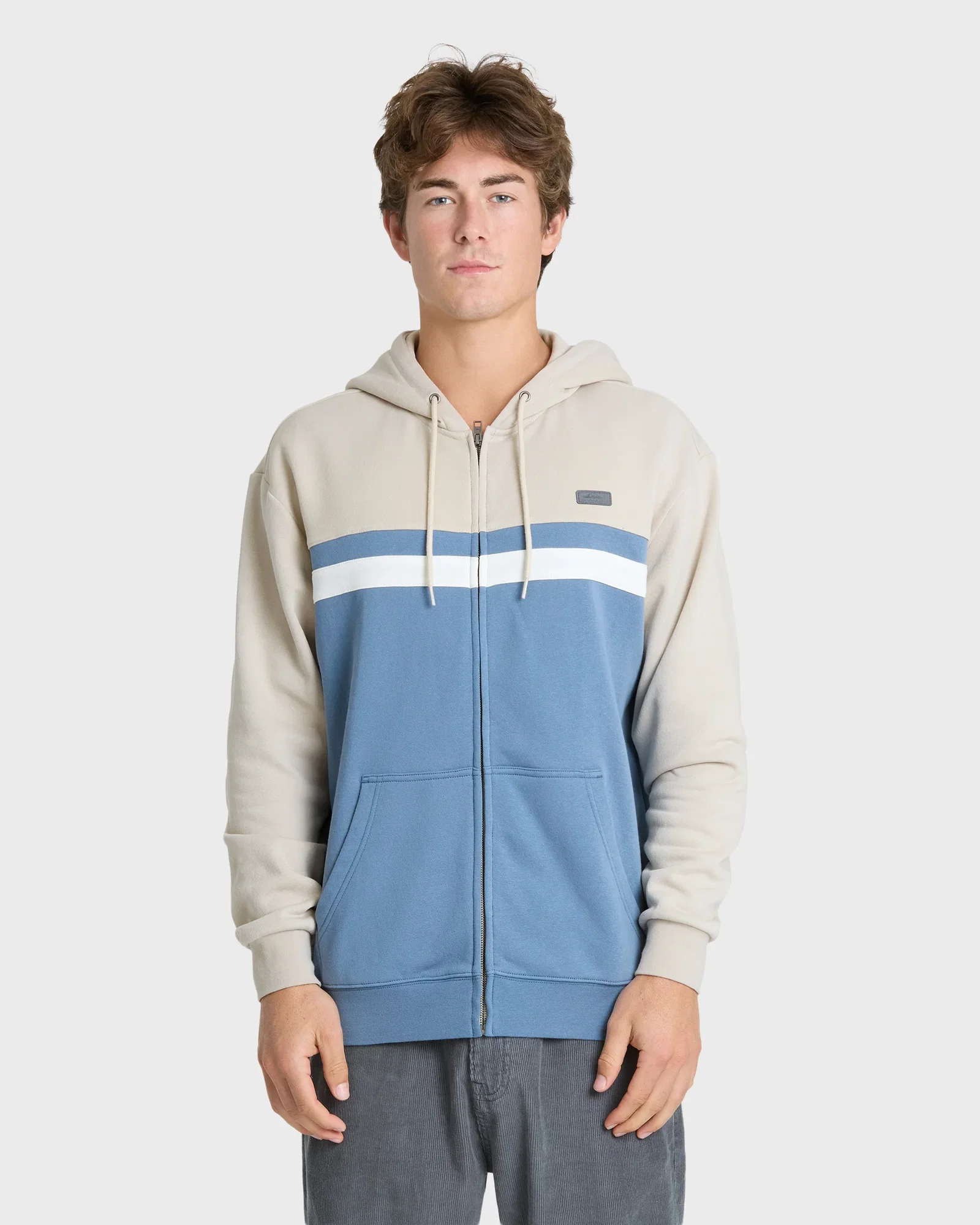Image of Surf Zip-Up Hoodie - Peyote