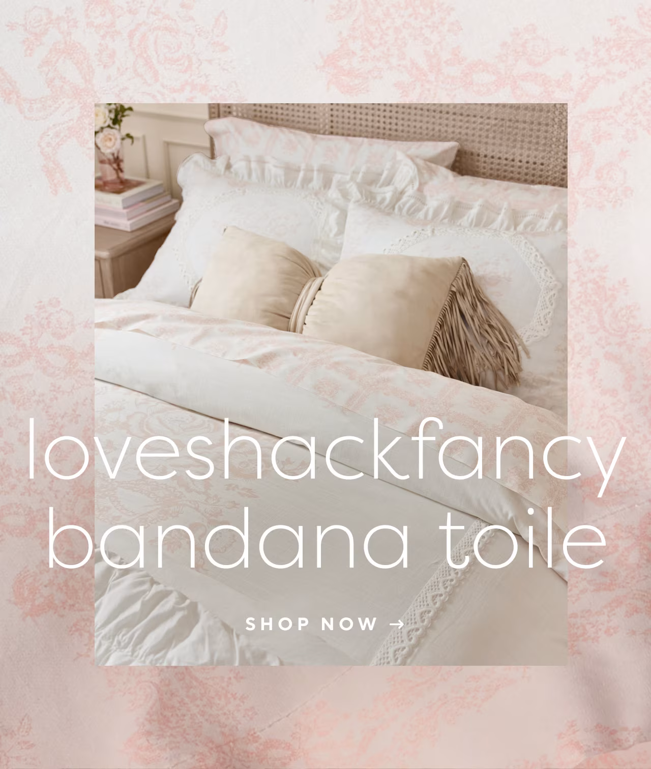 Loveshackfancy bandana toile