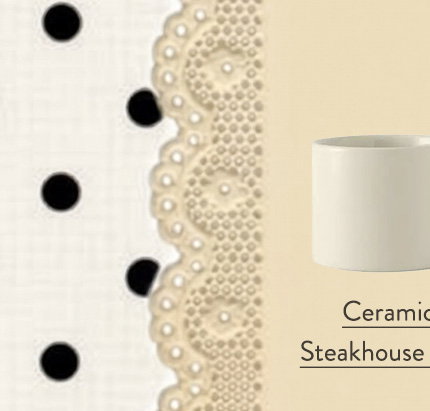 Ceramic Steakhouse Cup