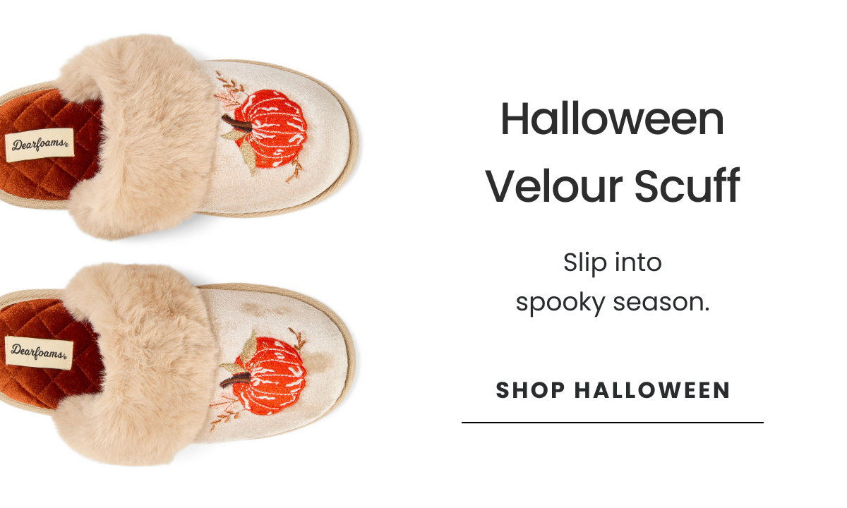 HALLOWEEN VELOUR SCUFF