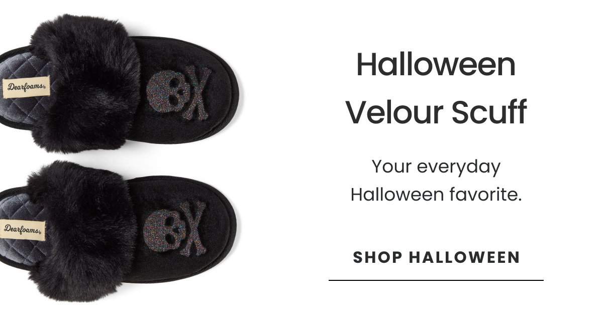 HALLOWEEN VELOUR SCUFF