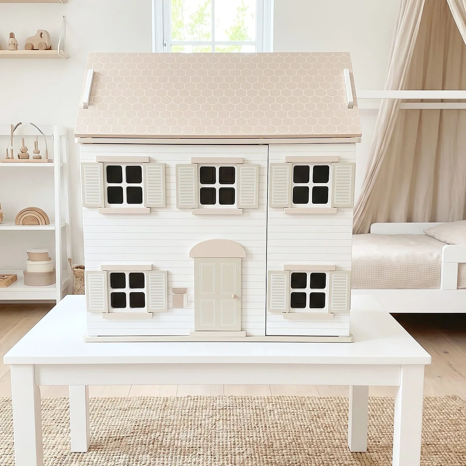 Image of Clara Doll House with Family & Furniture Set