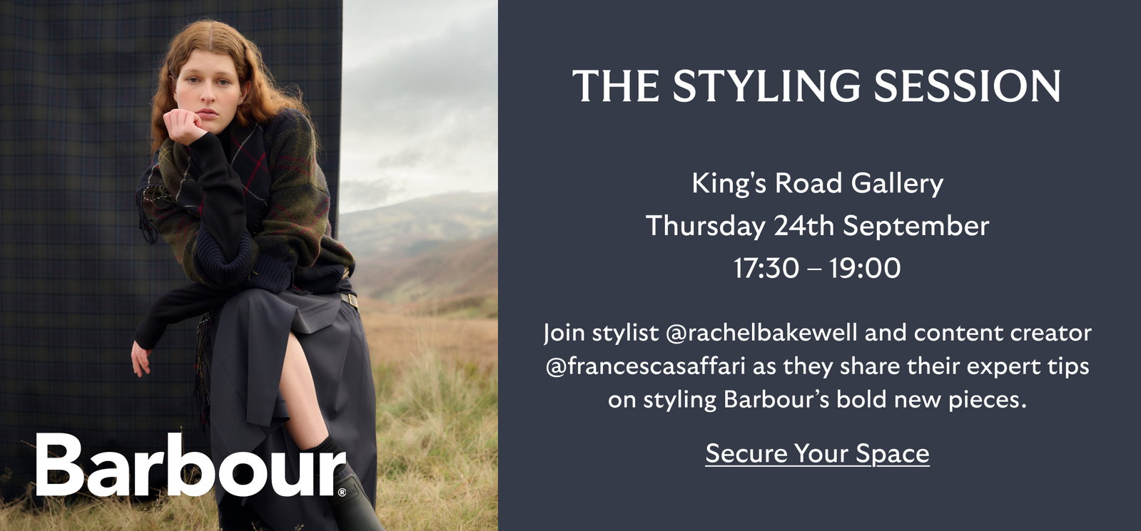 Barbour Tartans @ Kings Road: Plan your visit > 