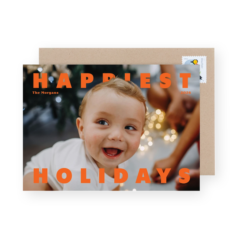 Holiday New Baby Cards