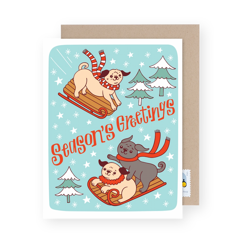 Classic Folded Holiday Cards