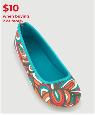 Shop Round Toe Ballerina Flats