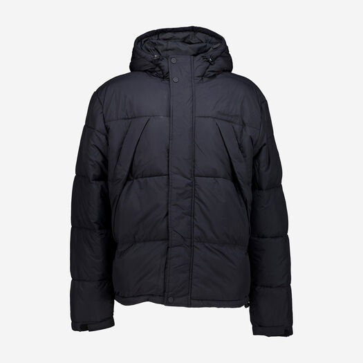 Black Hooded Puffer Jacket