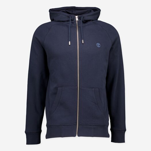 Blue Embroidered Logo Hoodie 