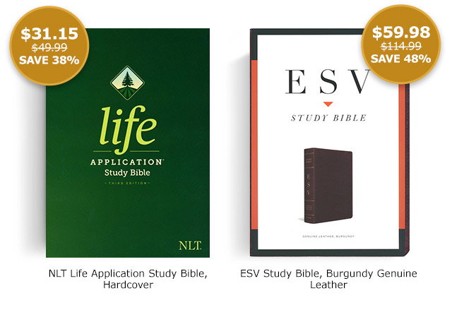 NLT Life Application Study Bible | ESV Study Bible