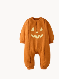Baby Halloween Pumpkin Romper