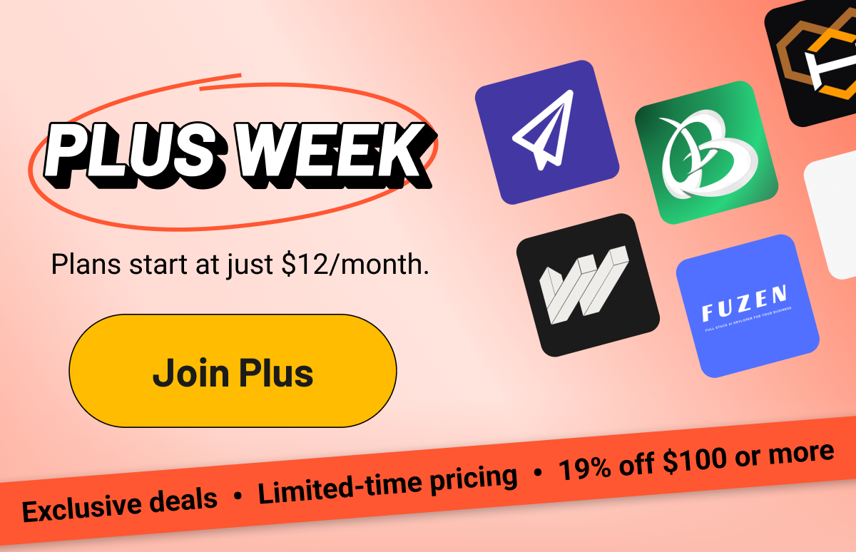 Plus Week: Plans start at just $12/month