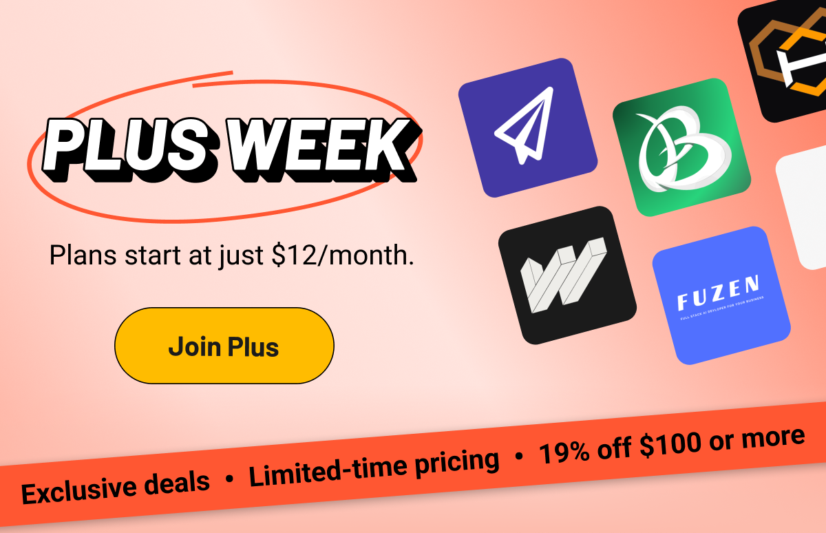 Plus Week: Plans start at just $12/month