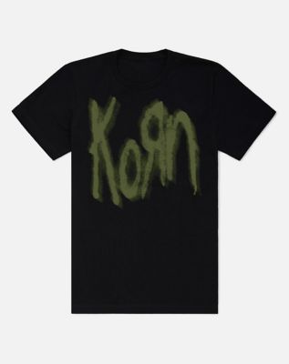 Graffiti Green Freak on a Leash Korn T Shirt