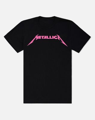 Pink Glow in the Dark Metallica T Shirt