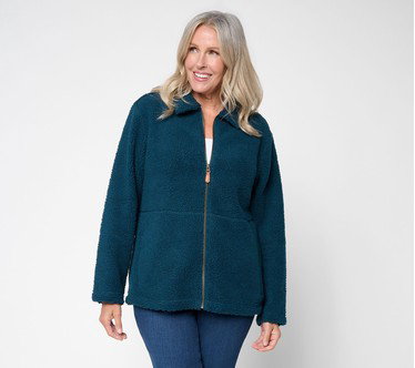 Belle by Kim Gravel Hey Y'all It's Fall Sherpa Jacket