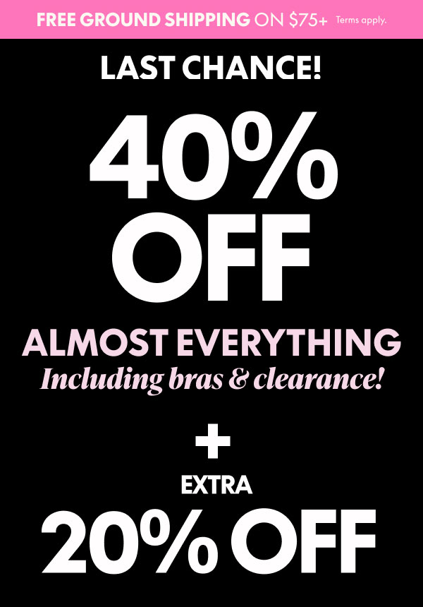 40% Off + Extra 20% Off