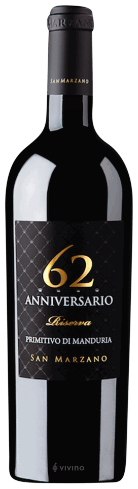 San Marzano 62 Anniversario Primitivo di Manduria Riserva 2020