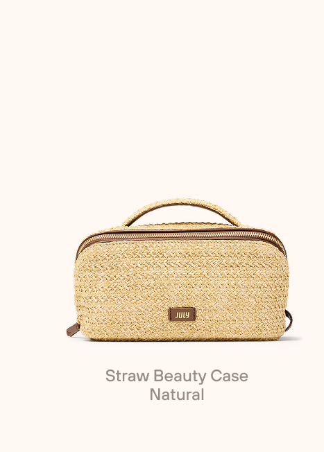 Straw Beauty Case Natural