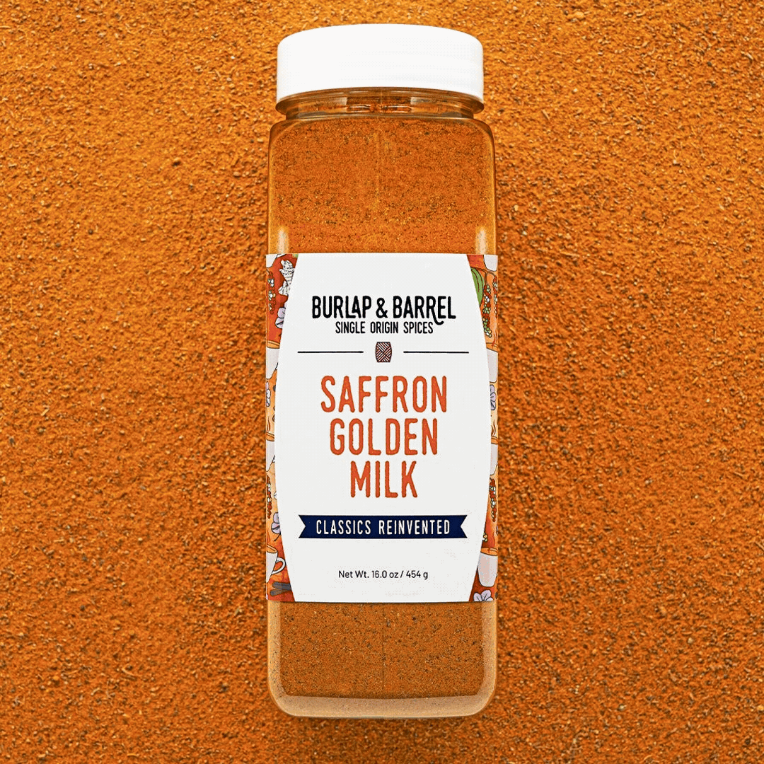 Saffron Golden Milk from Burlap and Barrel
