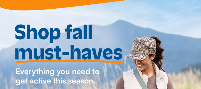Shop fall must-haves. Everything you need to get active this season.