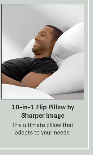 10-in-1 Flip Pillow by Sharper Image