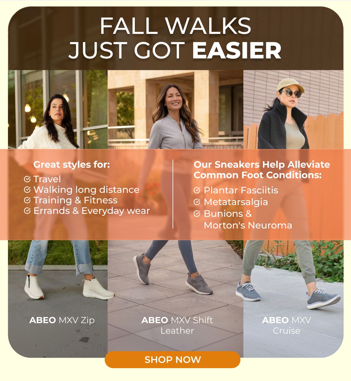 Fall Walks Just Got Easier