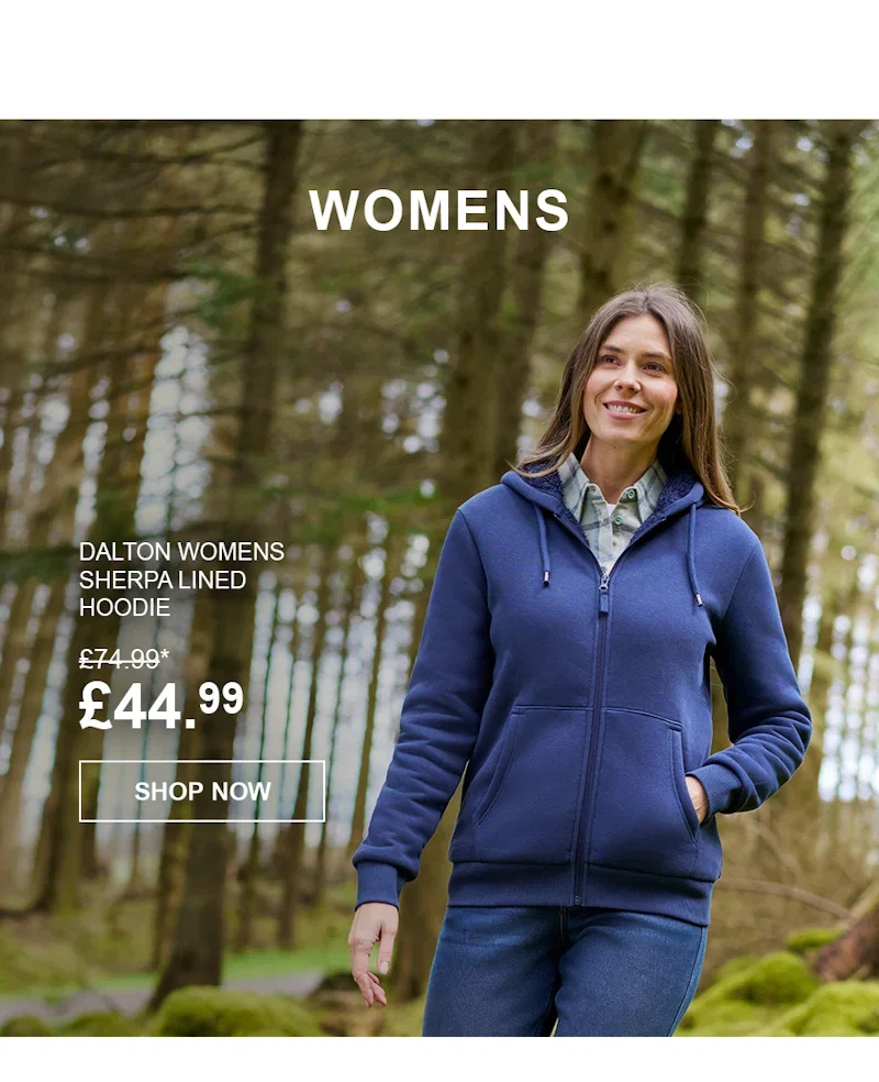 Dalton Womens Sherpa Lined Hoodie
