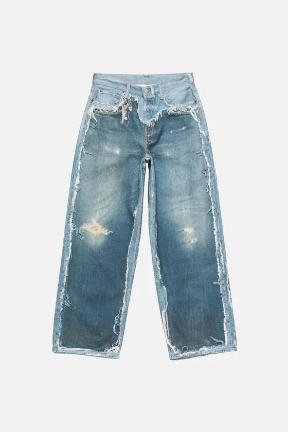 trompe-l’œil torn jeans - 1981