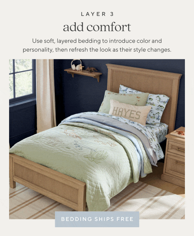 bedding ships free