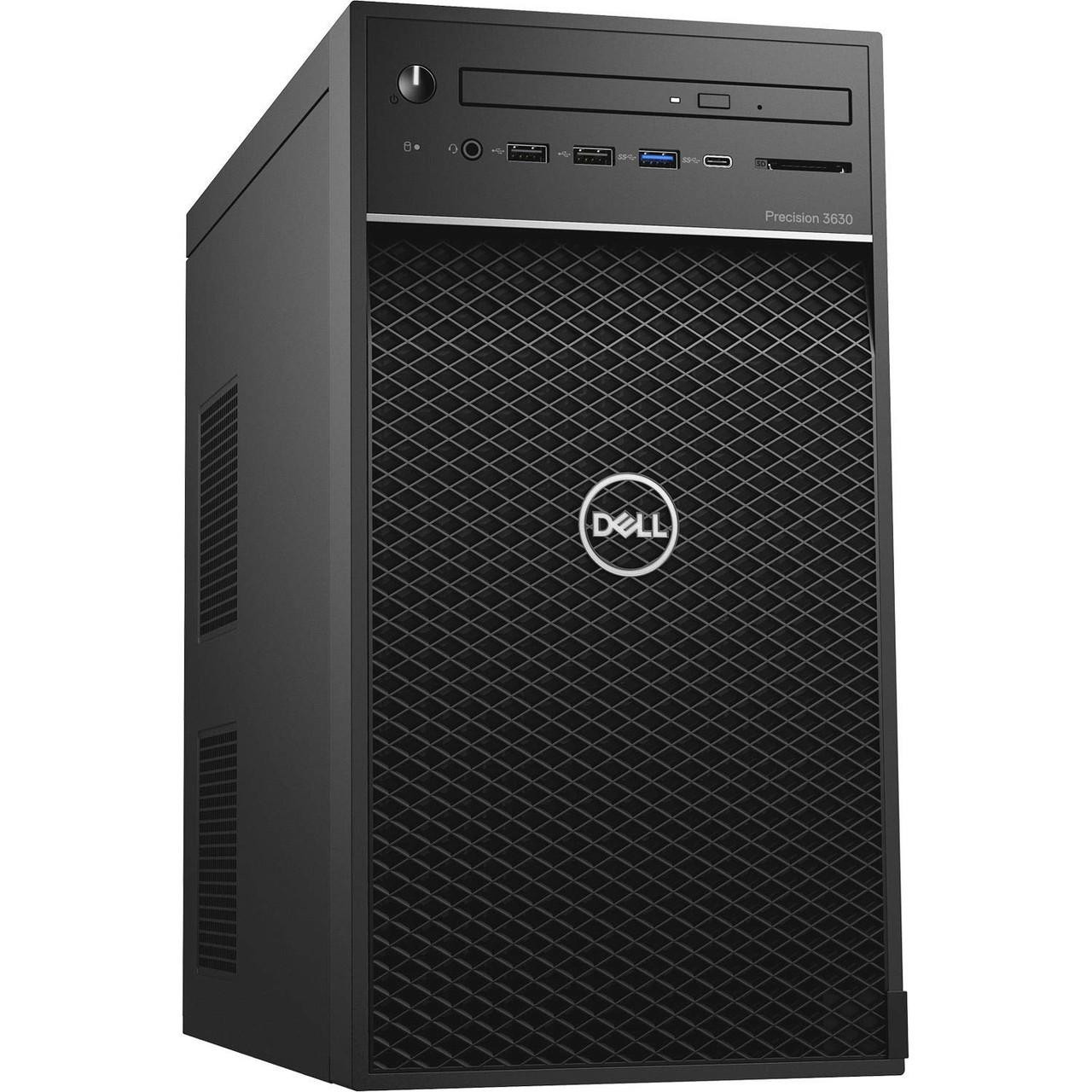 Image of Dell Precision 3630 i7 256GB SSD + 1TB HDD AMD Graphics Workstation Tower PC