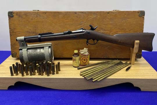 Springfield Model 1873 .45-70 Blank 12" Black - Trapdoor Line Throwing Gun