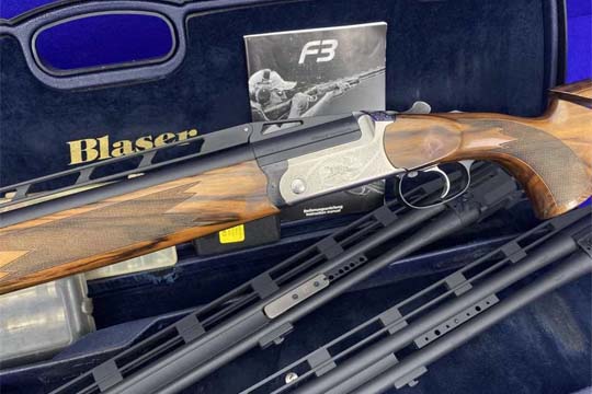 Blaser F3 SuperSport Luxus Grade 3-Barrel Set 12/28/410