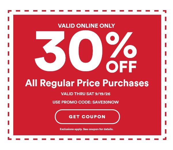 Coupon shown - Click here to get your coupon - Exclusions apply. See coupon for details.