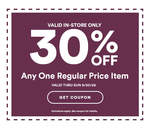 Coupon shown - Click here to get your coupon - Exclusions apply. See coupon for details.