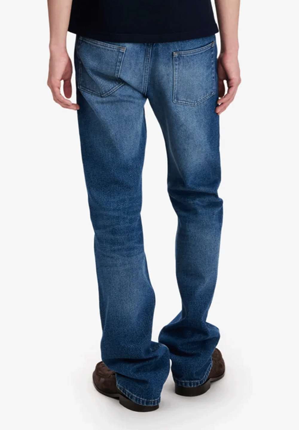 A.P.C. model in fall 26 jeans