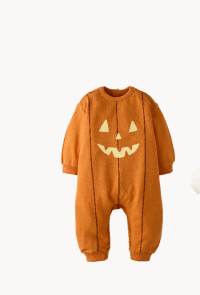Baby Halloween Pumpkin Romper