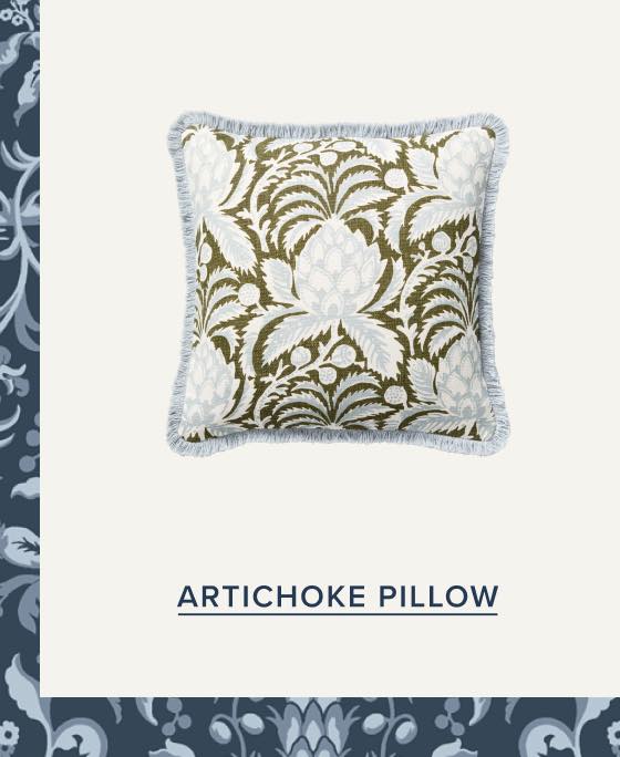 Artichoke Pillow Cover