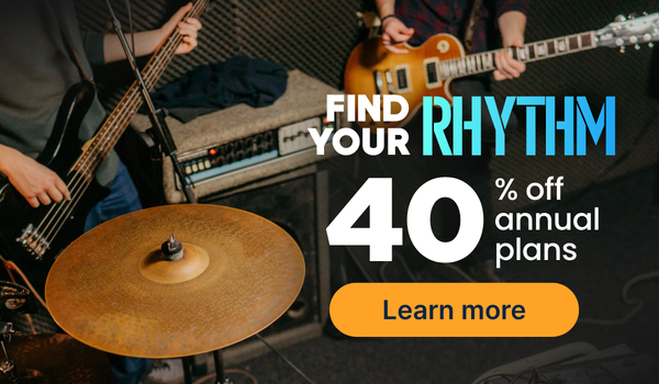 ArtistWorks: Find Your Rhythm. 40% off annual plans. Learn more