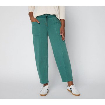 LOGO Lounge by Lori Goldstein Regular Ankle Length Barrel Pant